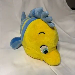 Disney | Toys | Disney Flounder From The Little Mermaid Yellow And Blue ...